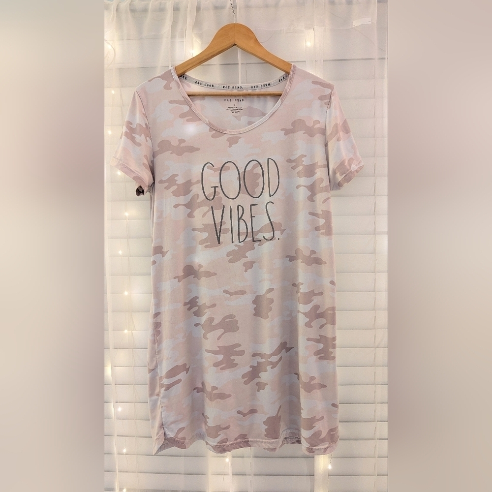 Rae Dunn Women's Pink Camouflage Sleep wear Soft
